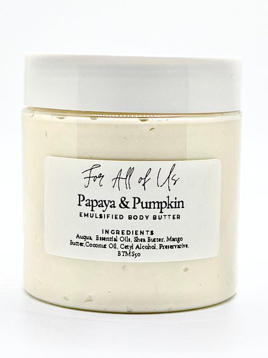 Papaya & Pumpkin Body Butter 8oz